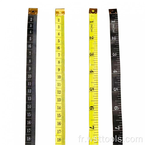 Règle de couture de corps à double échelle à ruban à mesurer souple